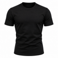 Premium Essential Cotton T-Shirt – Black | QUENSLAUREN