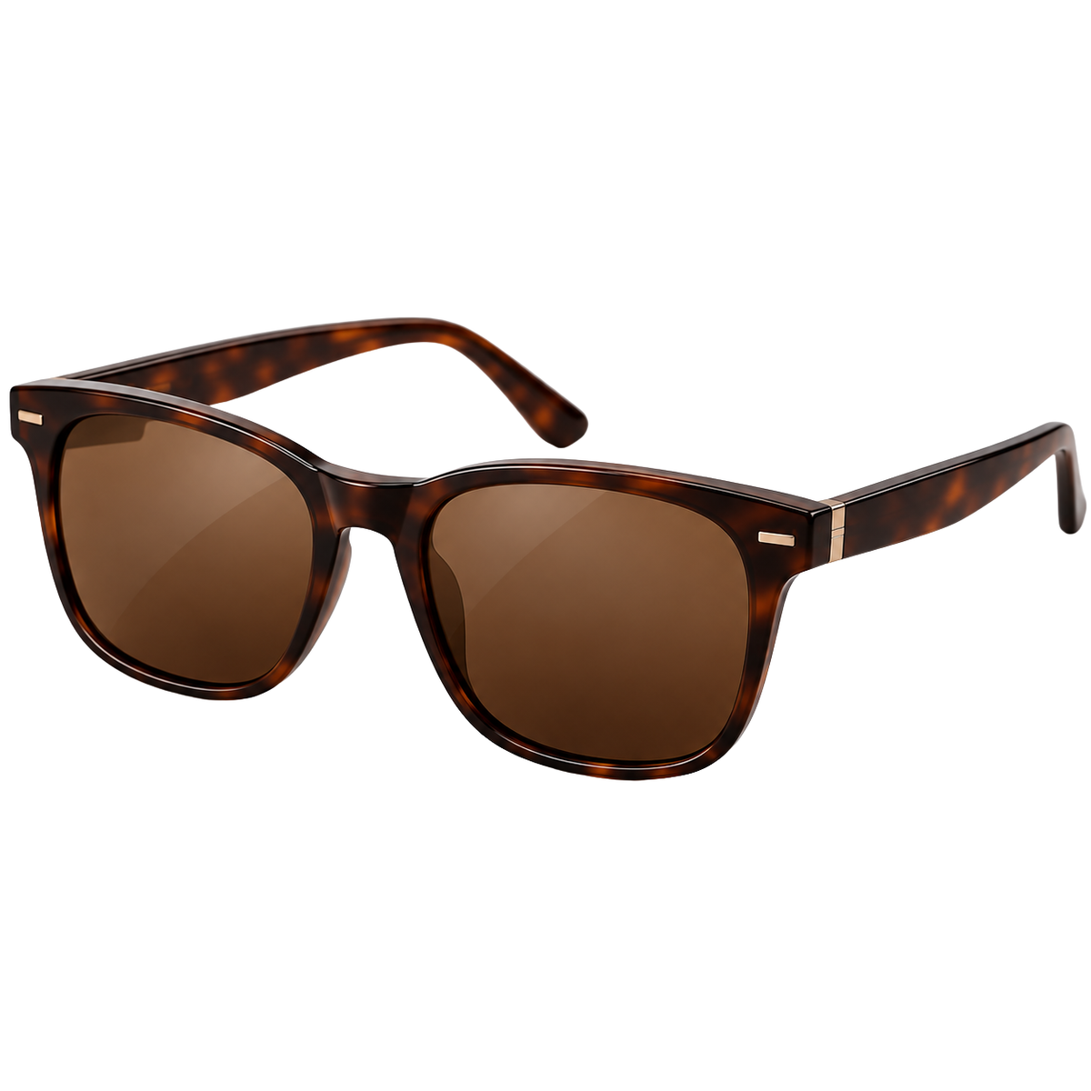 Premium Tortoiseshell Acetate Sunglasses – Classic Brown | QUENSLAUREN
