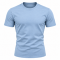 Premium Essential Cotton T-Shirt – Sky Blue | QUENSLAUREN