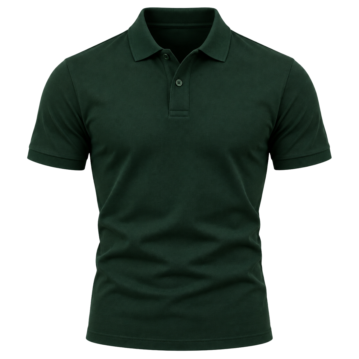 Premium Cotton Piqué Polo Shirt – Forest Green | QUENSLAUREN