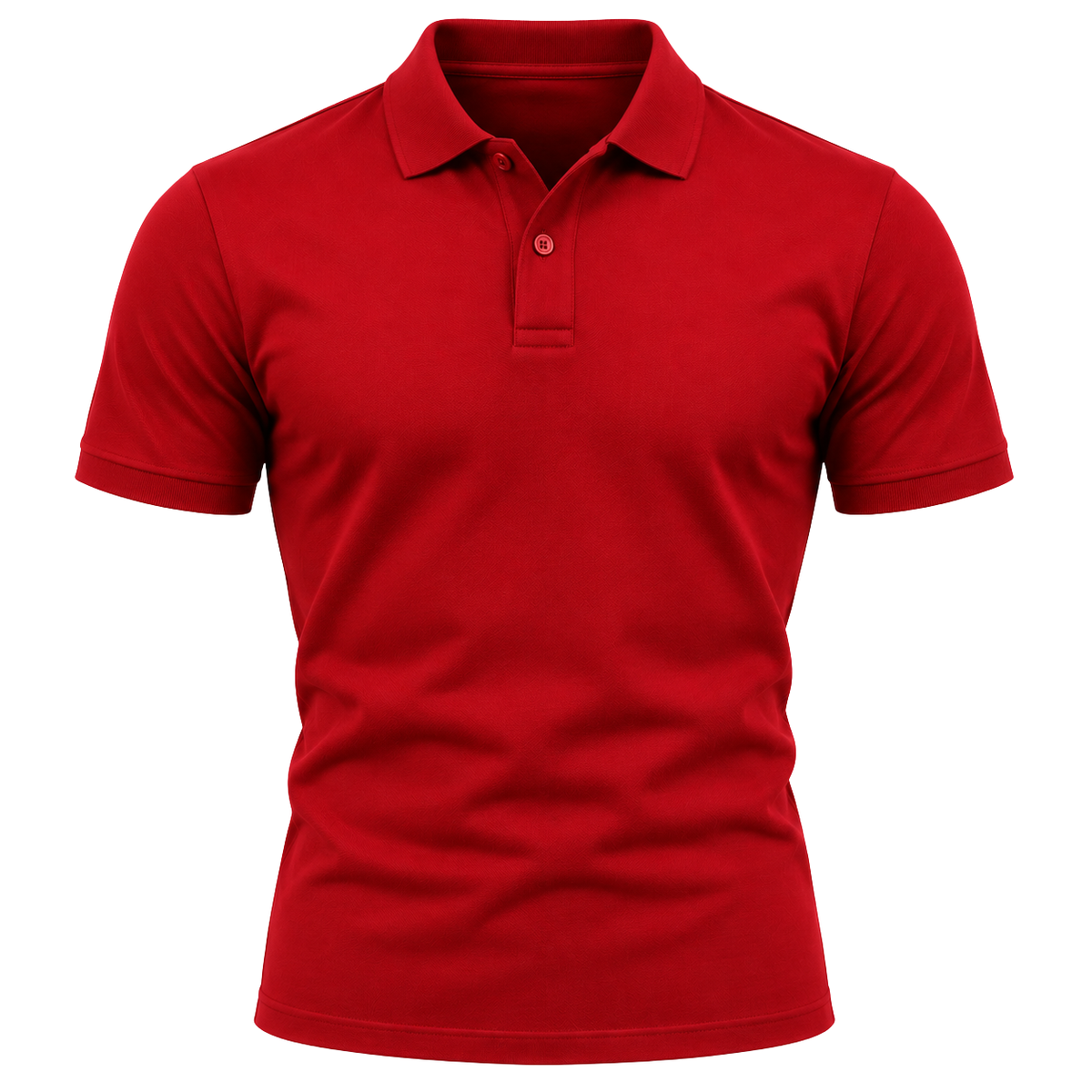 Premium Cotton Piqué Polo Shirt – Crimson Red | QUENSLAUREN