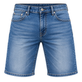 Premium Classic Denim Shorts – Mid Blue Wash | QUENSLAUREN