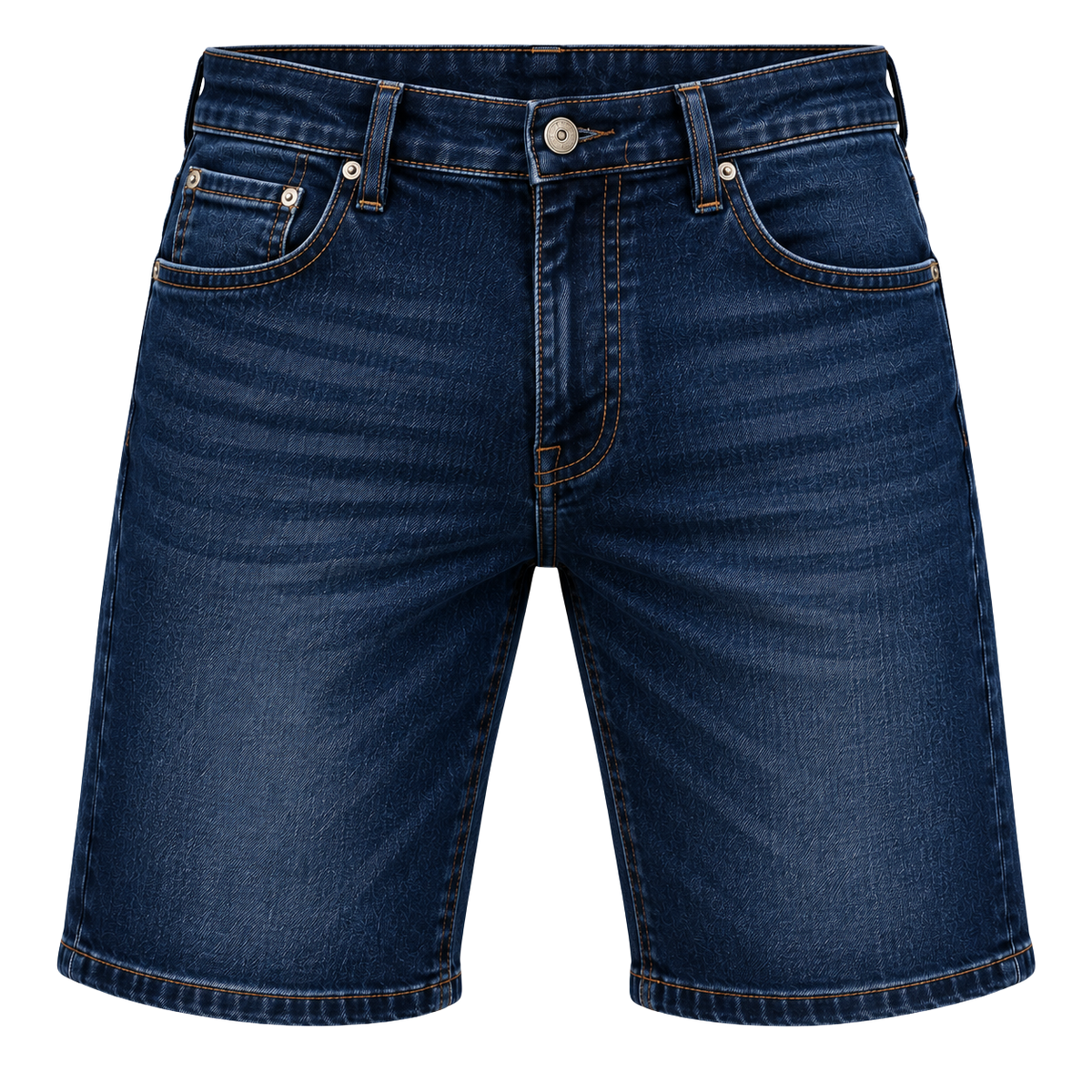 Premium Classic Denim Shorts – Dark Indigo Blue | QUENSLAUREN